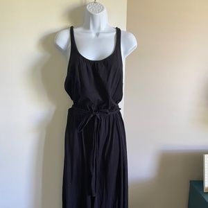 Michael Stars Black Hi-Low Cotton Dress, OS